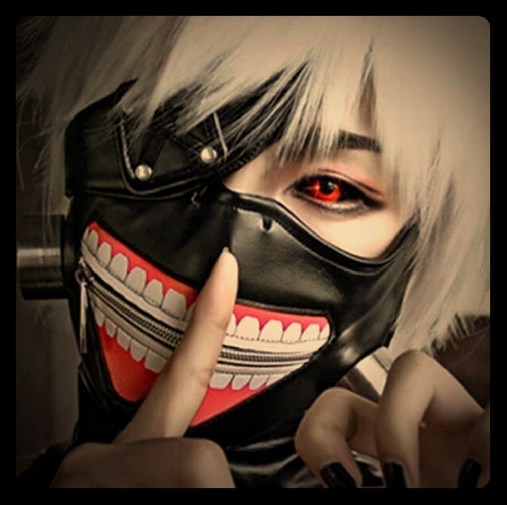 Tokyo Ghoul Anime Halloween Cosplay Leather Mask